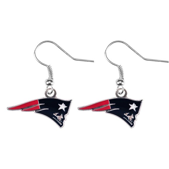 Jewelry - New England Patriots J Hook Logo Earrings